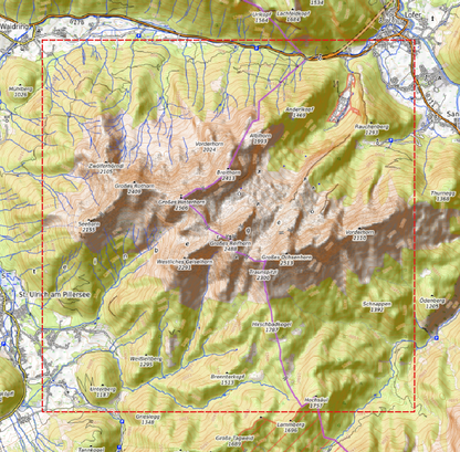 Relief "Oak" Loferer Steinberge