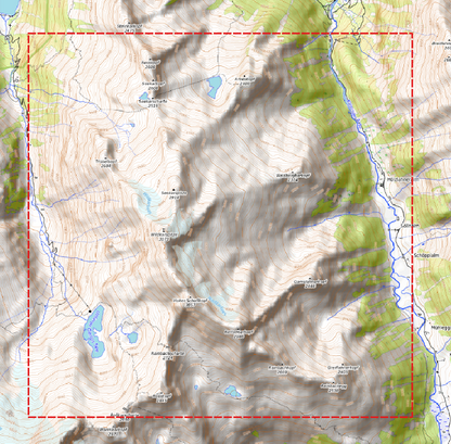 Relief "Chêne" Wildkarspitze